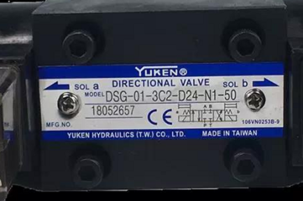 YUKEN油研電磁閥DSG-01-3C4-D24-N1-50、MSW-03-X-40型號解析，詳細(xì)參數(shù)